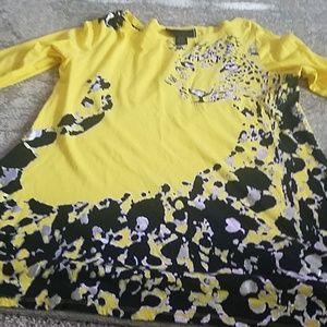Long sleeve yellow shirt